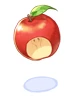 吃一口的蘋果