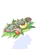 鱷魚烤肉蔬菜蒸