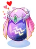 Lovely Aquarius Scroll