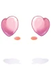 (服飾)心型紅暈耳罩