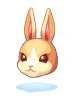 (服飾)小黃兔造型蒸糕