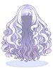 (服飾)波浪卷長髮(銀)