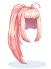 Costume: Ponytail Hair (Pink)