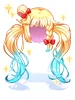 (服飾)閃爍雙髮辮(藍)
