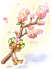 (服飾)仿真櫻花樹枝