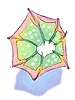火焰傘蜥頸